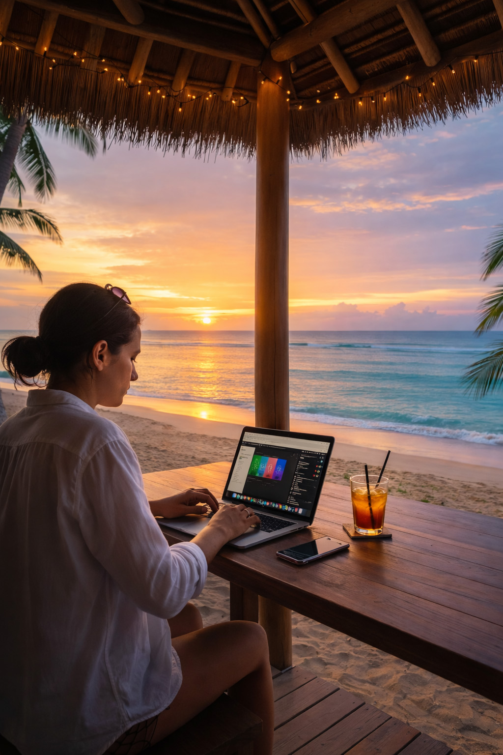 Travelers planning their trip